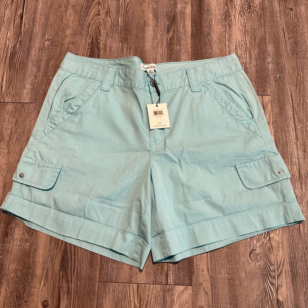 Calvin Klein Sky Blue Women's Cargo Shorts